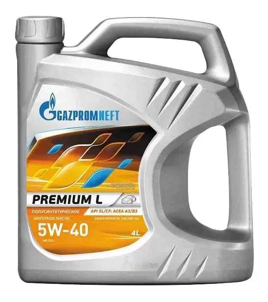 Моторное масло Gazpromneft Premium L 5W40 4 л