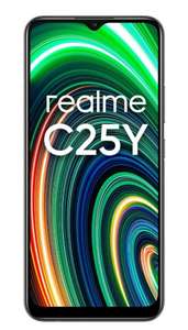Смартфон realme C25Y 4/64 ГБ Global для РФ, Dual nano SIM, металлический серый