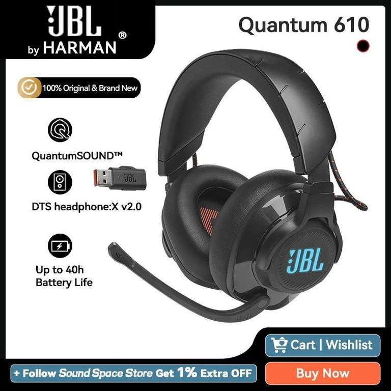 [СПб] Игровые наушники JBL Quantum 610, 2,4 ГГц