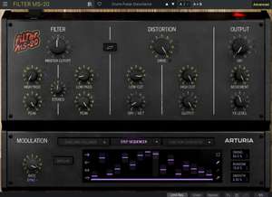 Музыкальный плагин Filter MS-20 от Arturia бесплатно на arturia.com