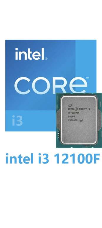 Процессор Intel Core i3 12100F (с Озон картой, из-за рубежа)