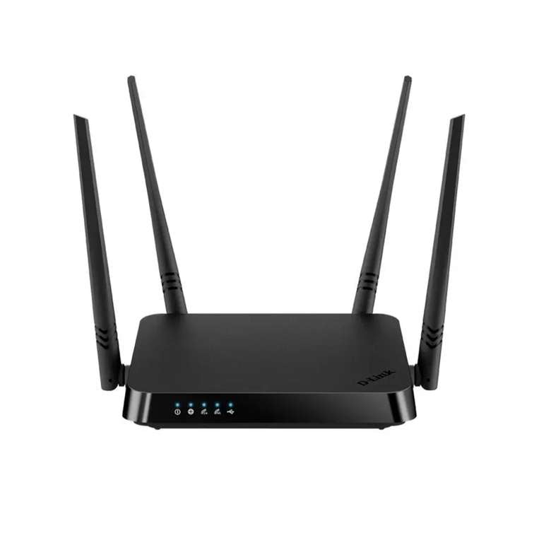 Wi-Fi роутер D-Link DIR-825/RU/I1A Black AC1200