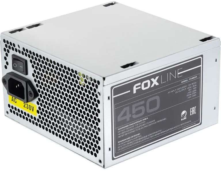 Блок питания Foxline FZ450R (450Вт), с Озон картой