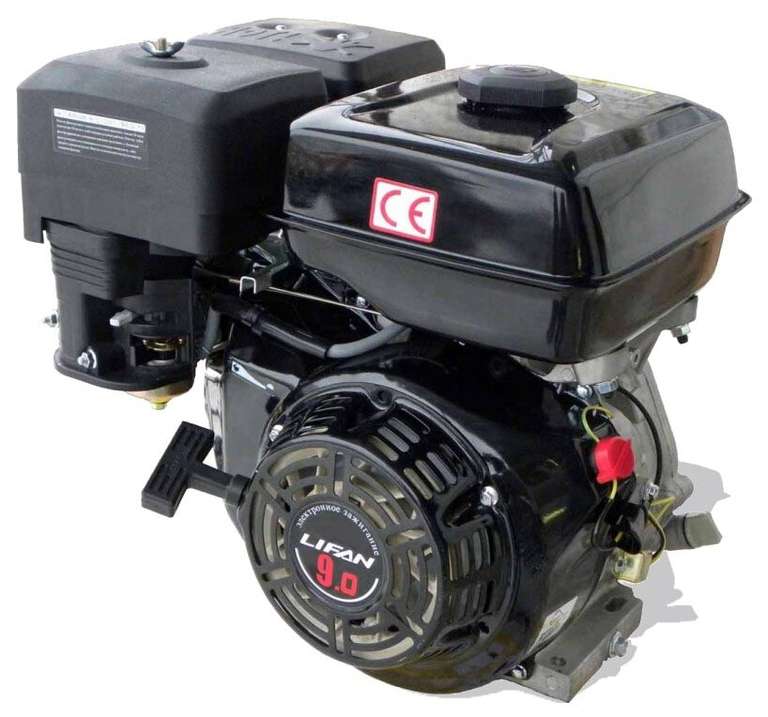Бензиновый двигатель LIFAN 177F 9,0 л.с., вал 25 мм (цена зависит от города)