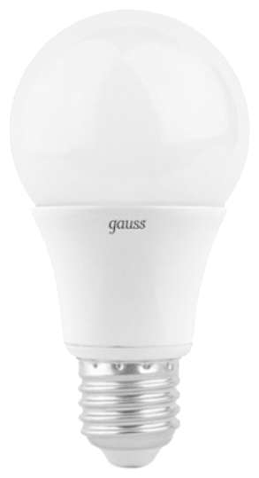 Упаковка светодиодных ламп 10 шт. gauss 23227A, E27, A60, 7 Вт, 4100 К