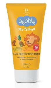 Солнцезащитное молочко детское Bebble SPF50 150 мл (Цена указана для МСК, смотрите другие регионы)