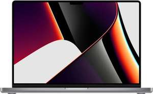 Ноутбук Apple MacBook Pro, 16", Apple M1 Pro (10C CPU, 16C GPU), RAM 16 ГБ, SSD 512 ГБ, Apple M1 Pro, macOS (по Ozon карте)