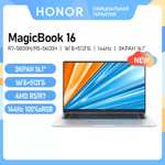 Ноутбук Honor MagicBook 16(16.1" IPS 144hz 100%srgb, Ryzen 5 5600H,16 ГБ 512 ГБ, Windows 10)