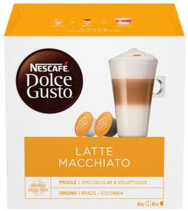 [СПб, возм., и др.] Кофе в капсулах Nescafe Dolce Gusto Latte Macchiato 8 порций, 16 кап. в уп., 3 уп.