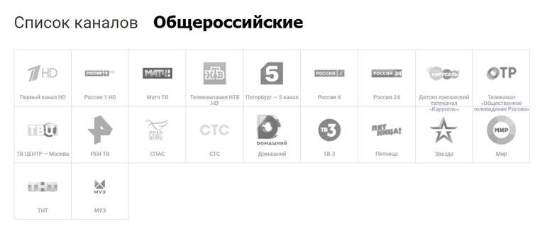 Подписка на «Киноканалы» в НТВ-ПЛЮС Общероссийские (20 шт) + 46 киноканалов бесплатно на 3 месяца для всех
