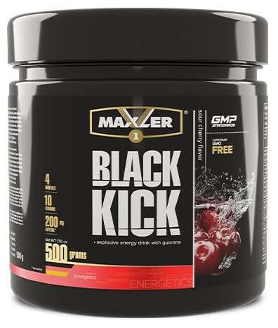 Предтренировочный комплекс Maxler Black Kick (банка 500 г)