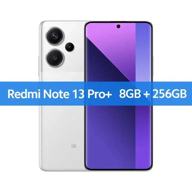 Смартфон Redmi Note 13 Pro Plus 5G 120 МП OIS камера 1,5 Гц 7200 K изогнутый дисплей MTK Dimensity-Ultra IP68