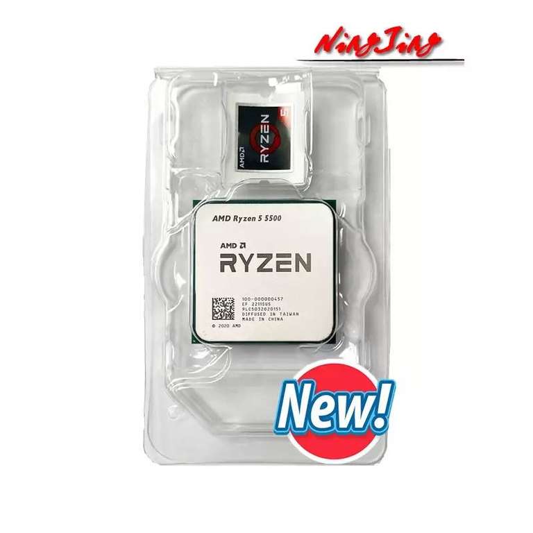 Процессор AMD Ryzen 5 5500 (6 ядер 12 потоков)