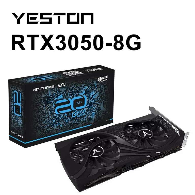 Видеокарта Yeston RTX3050 8Gb