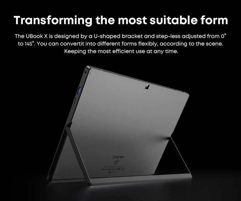 Ноутбук-планшет от CHUWI UBook X i5 (12”, Intel i5 10210Y, RAM 8/12 ГБ, ROM 256/512 ГБ)