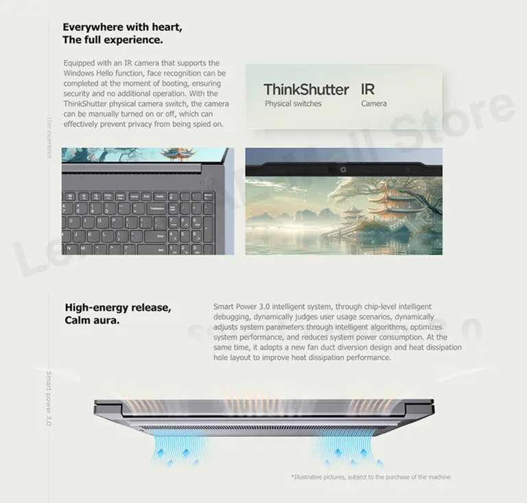 Ноутбук Lenovo ThinkBook 14+ 14'' 16Гб+1ТБ, AMD Ryzen 8845H, 8 ядер, 16 потоков, Radeon 780M