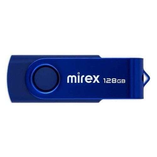 Флеш-диск Mirex SWIVEL DEEP BLUE 128GB (с баллами Мвидео 249 рублей)
