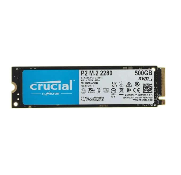 SSD накопитель Crucial CT500P2SSD8 500 GB