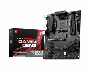 Материнская плата MSI B550 GAMING GEN3 AM4, AMD B550, 4x DDR4 3200 МГц, 2x PCI-Ex16, 1x M.2, ATX