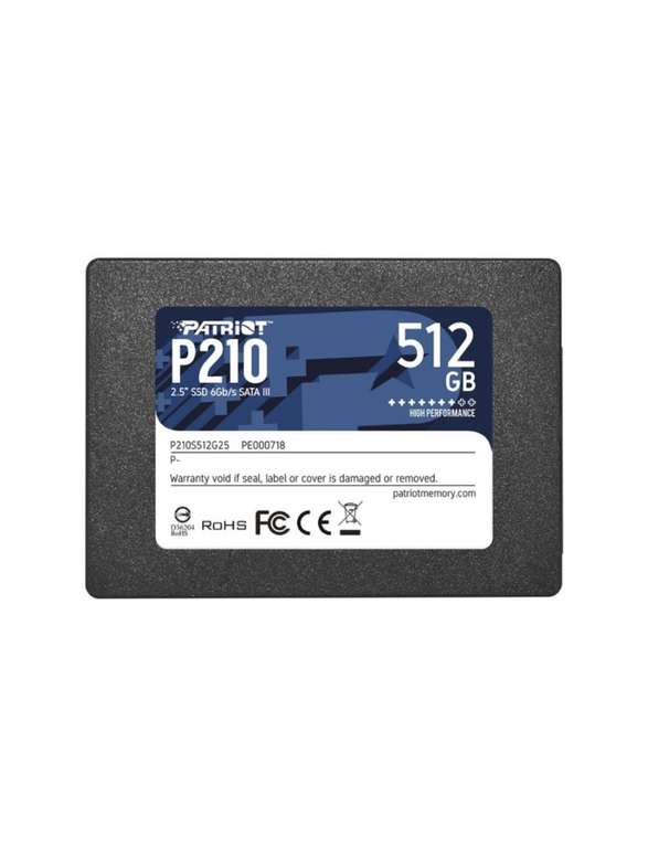 SSD диск PATRIOT 512Гб/2.5"/ Sata III