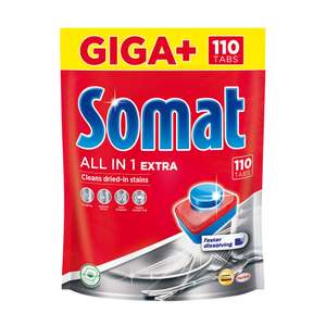 Таблетки Somat All in 1 Extra для посудомоечной машины 110 шт