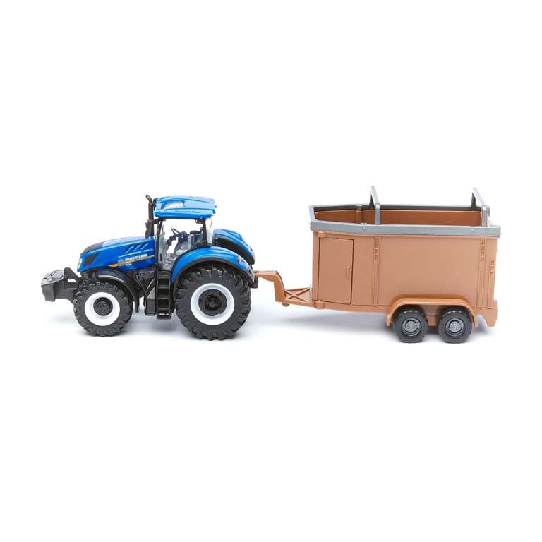 Коллекционный трактор Bburago Holland Farm Tractor, BB 18-31650/2