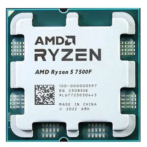 AMD Процессор Ryzen 5 7500F OEM (без кулера), с картой OZON