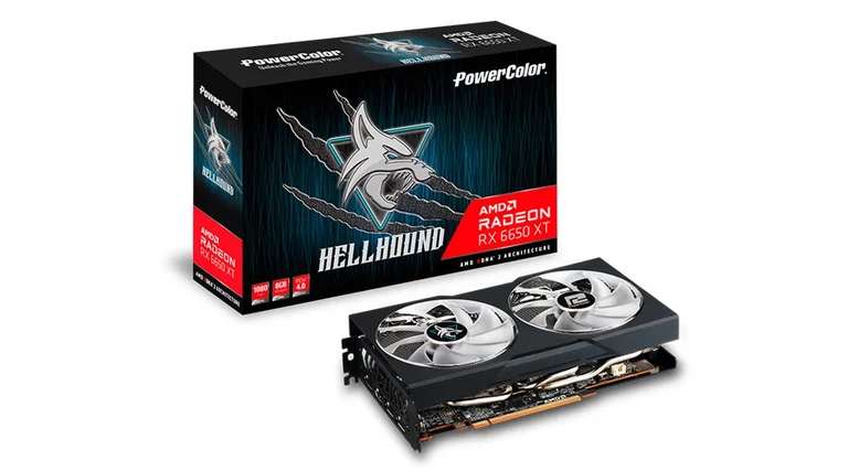 Видеокарта PowerColor Radeon RX 6650 XT Hellhound OC 8 ГБ (AXRX 6650XT 8GBD6-3DHL/OC Hellhound)