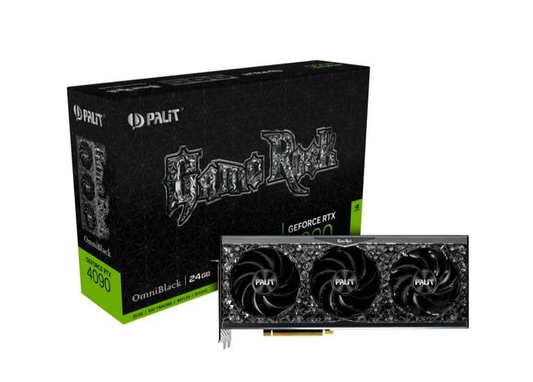 Видеокарта Palit GeForce RTX 4090 GameRock OmniBlack 24 ГБ и другие в описании (цена с Озон картой)