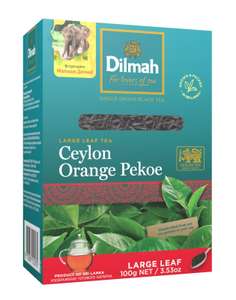 Чай Dilmah Сeylon Orange Pekoe черный листовой, 100 г (по карте Дикси)