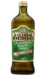 Масло оливковое Filippo Berio Extra Virgin, стеклянная бутылка, 1 л