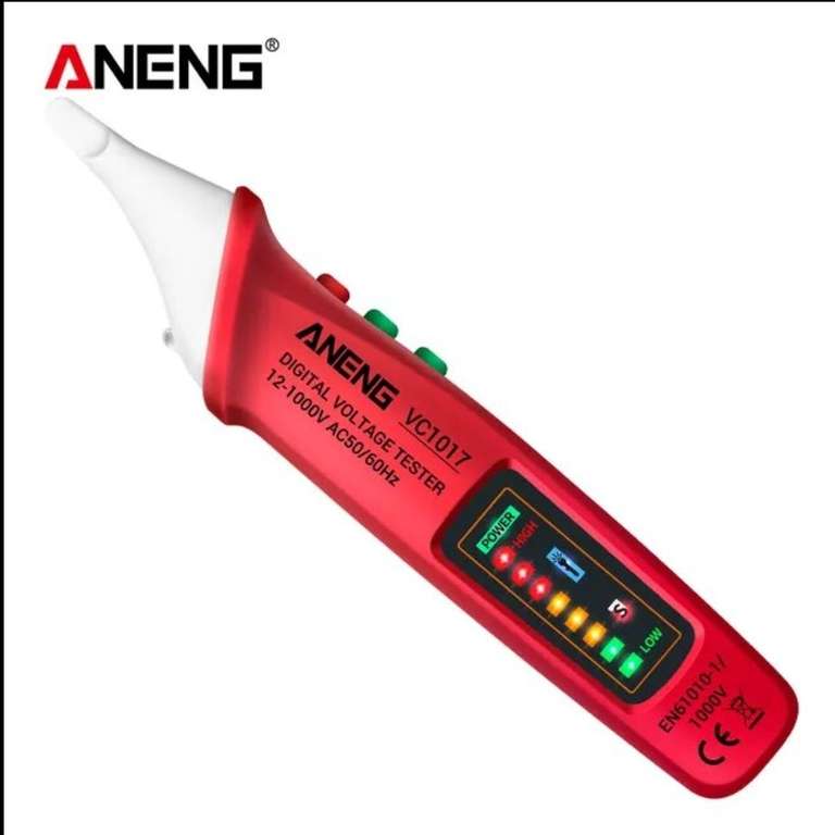 Детектор напряжения переменного тока ANENG VC1017, 12-1000 В
