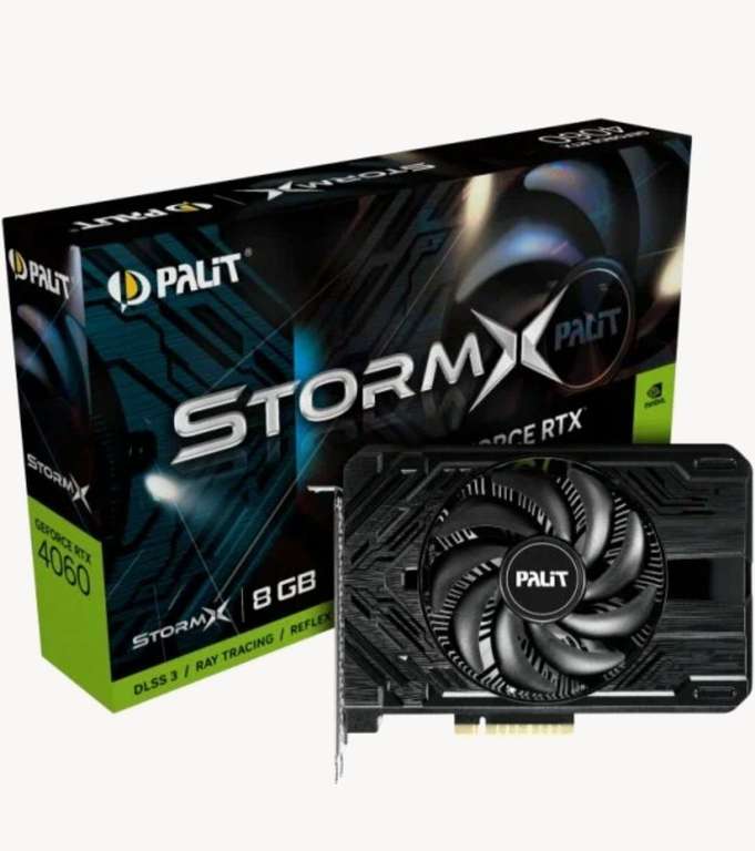 Видеокарта Palit GeForce RTX 4060 STORMX 8G