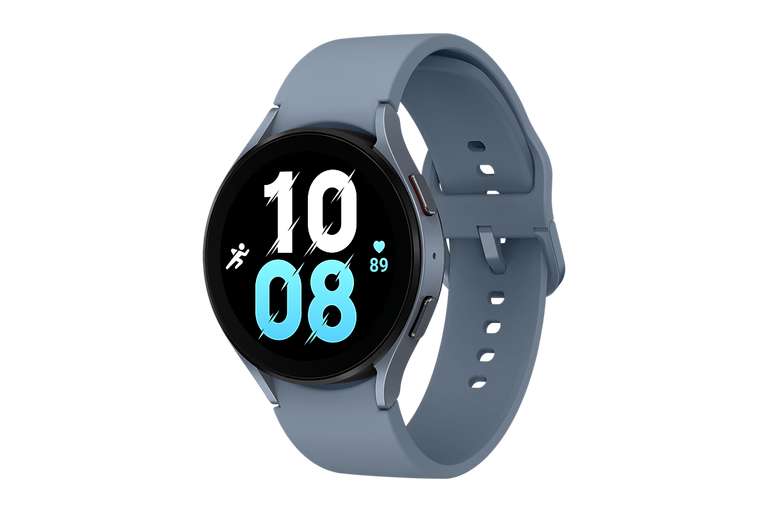 Смарт-часы Samsung Galaxy Watch5, 44 mm, синие (возврат 9631 бонус при оплате SberPay)
