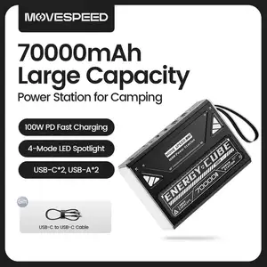 Power Bank большой емкости 100 Вт MOVESPEED Z70Pro