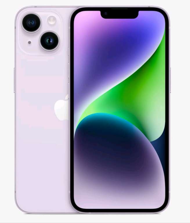 Смартфон Apple iPhone 14 128Gb purple (синий и белый в описании)