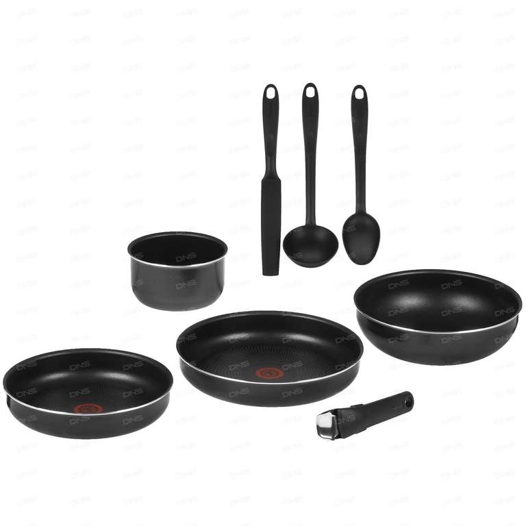 Набор посуды Tefal Ingenio Black 5 04193850 (8 предметов)