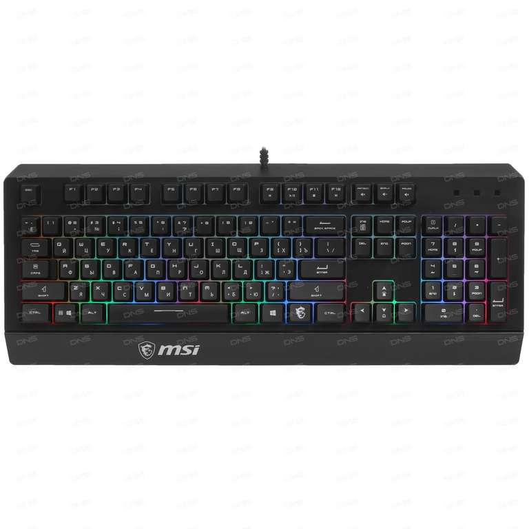 Клавиатура MSI Vigor GK20 (104 клавиши, RGB, водостойкая)