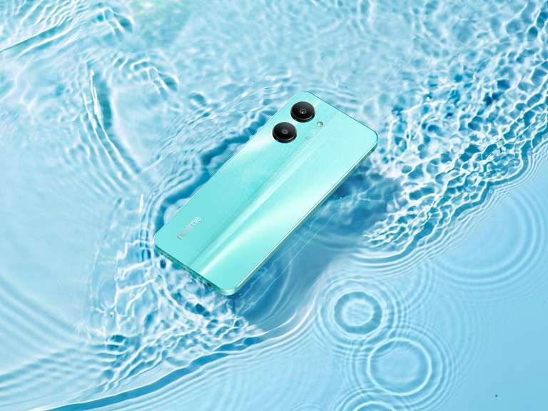 Смартфон Realme C33 4/128 Гб, голубой (по СБП 6781 Рублей)