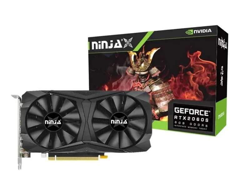 Видеокарта Ninja NVIDIA GeForce RTX 2060 SUPER 8 ГБ (NH206SG86S) + 4500 бонусов
