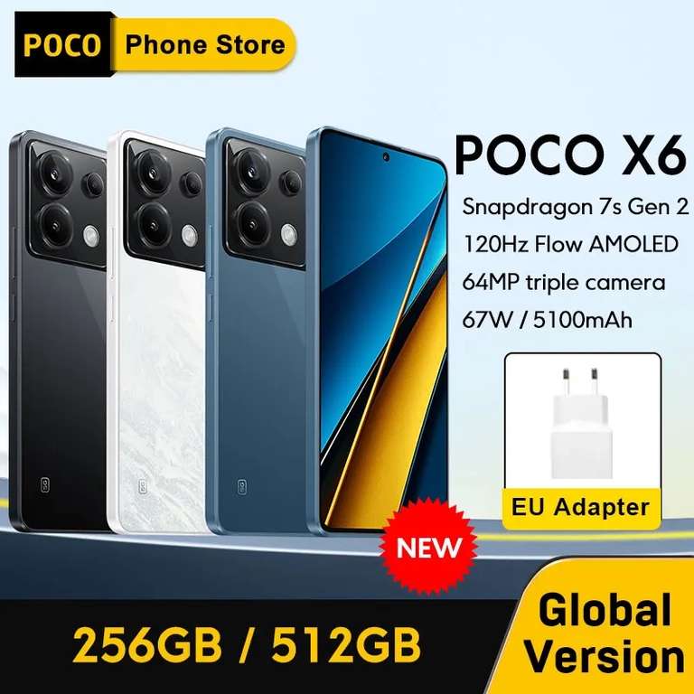 Смартфон POCO X6 5G,12/512ГБ, global, official standart