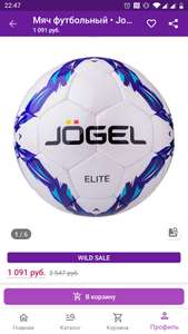 Футбольный мяч JÖGEL (JOGEL) JS-810 Elite, 5 размер