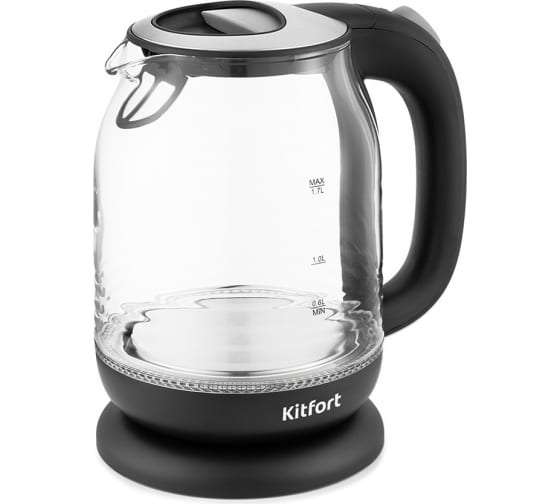 Чайник электрический KITFORT КТ-654-5, 1.7л, черный