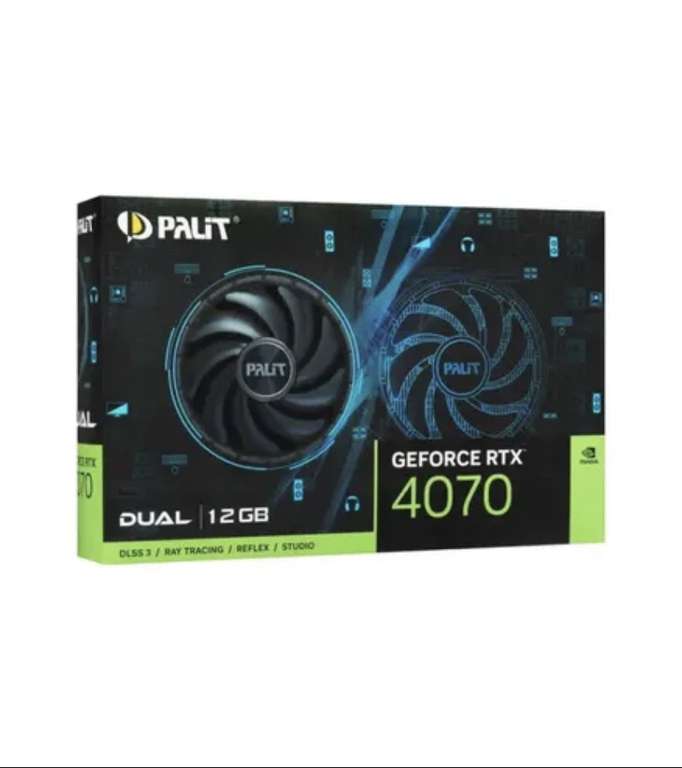 Видеокарта Palit NVIDIA GeForce RTX 4070 12 ГБ (NED4070019K9-1047D)