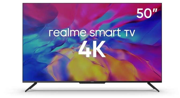 Телевизор Realme RMV2005, 50"(127 см), UHD 4K Smart Tv + возврат до 14000 бонусов