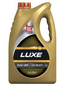 Моторное масло Lukoil Люкс SL/CF 5W30 4 л (+возврат 1080 спасибо)
