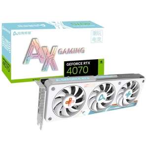 Видеокарта Ax Gaming (Inno3d) GeForce RTX 4070 X3W OC 12GB (из-за рубежа, цена с Озон картой)
