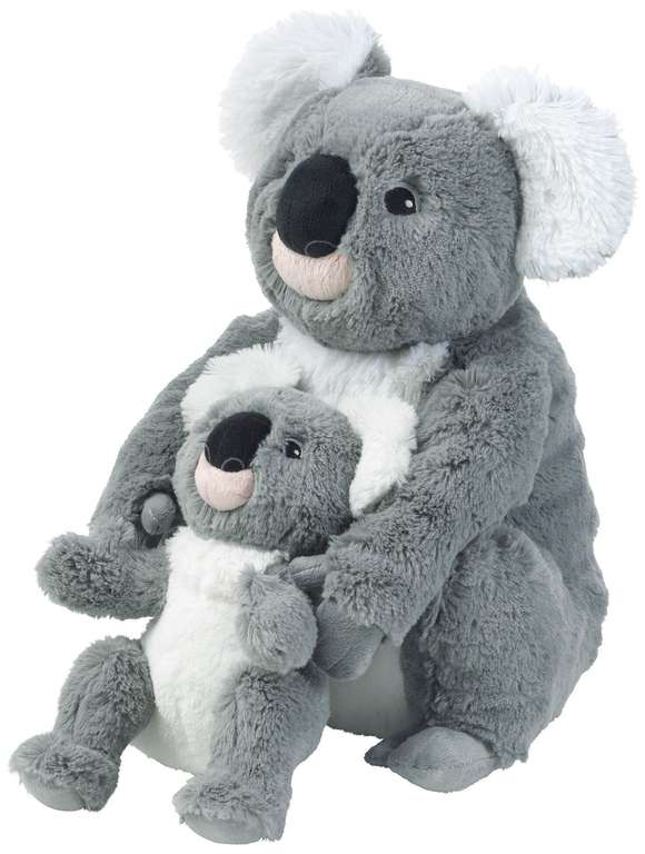 Мягкая игрушка ИКЕА коалы Сотаст, 35 см, серый