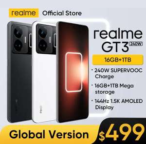 Смартфон Realme GT3 16/1 Tb 240w глобал (с LTE band 7 и 20) см. описание