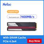 SSD накопитель Netac M2 NVMe PCIe 4,0x4 M.2 2280 NVMe 2 ТБ